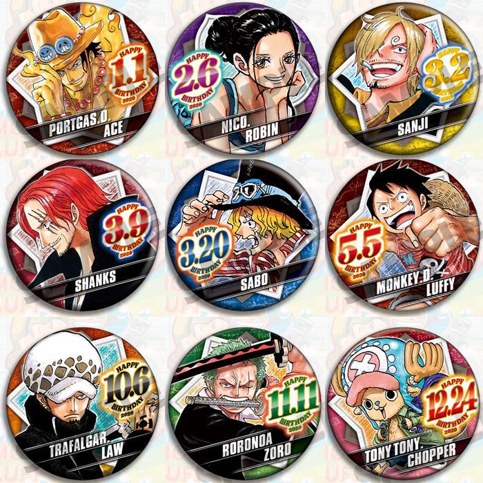 Model Kit One Piece - One Piece Anime Badge Set Official