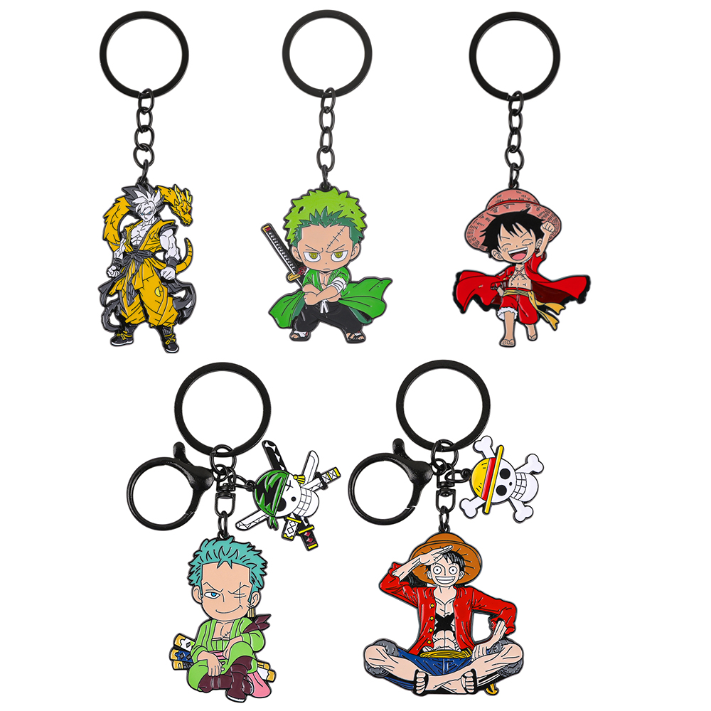 Model Kit One Piece - One Piece Anime Keychain Set -