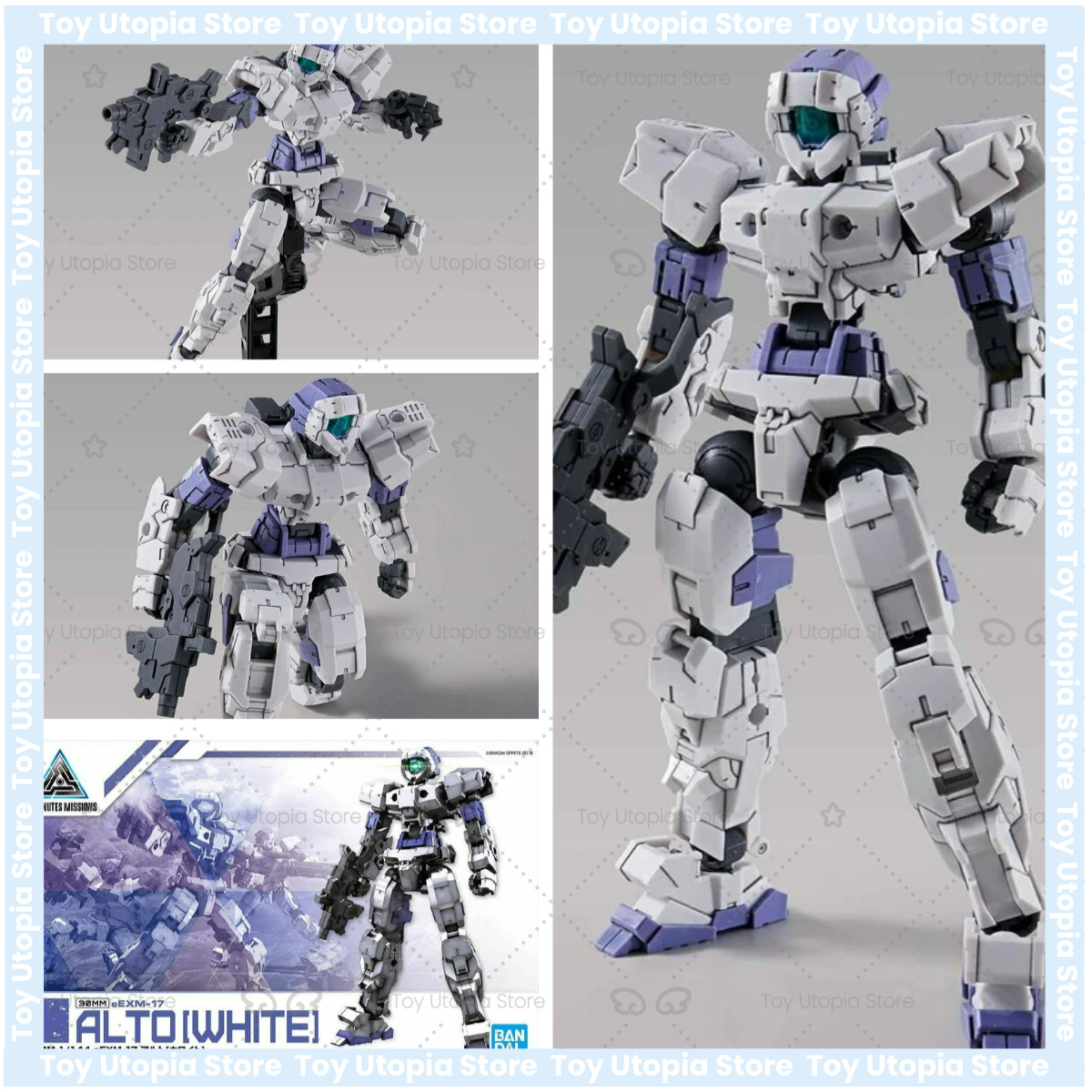 Model Kit Bandai 30 - Figura Original Bandai, Kit de Modelo