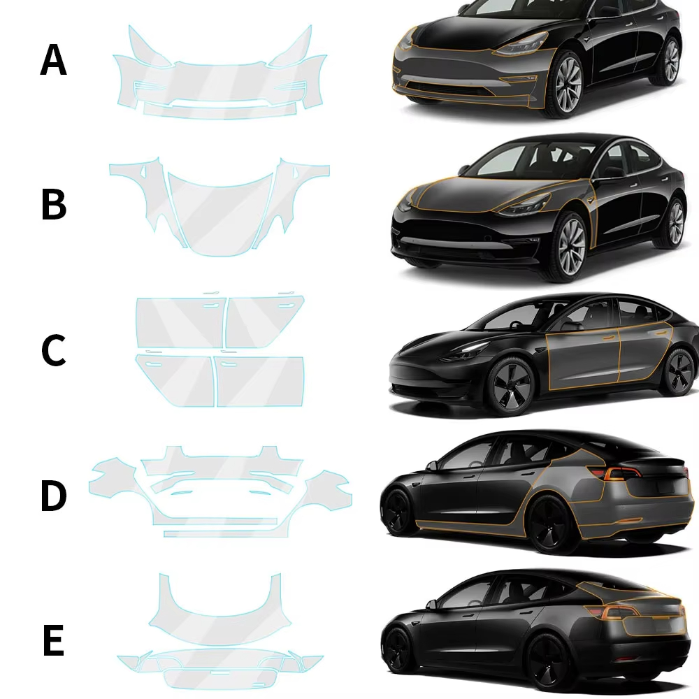 Paint Model Kit - For Tesla Model 3 2017-2023 Pre-cut