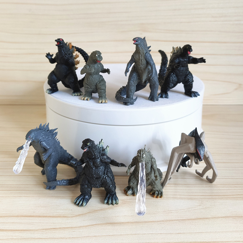 8Pcs/Set Godzilla King Ghidora - Model Kit Godzilla ulasan dan harga