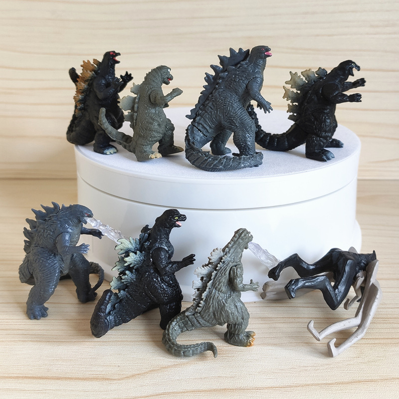 8Pcs/Set Godzilla King Ghidora - Model Kit Godzilla ulasan dan harga