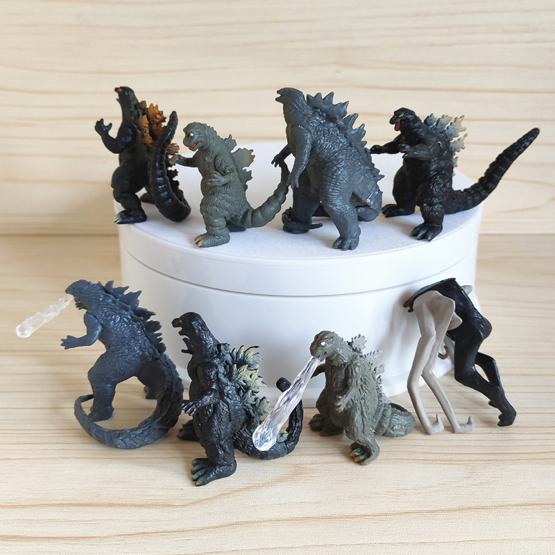 8Pcs/Set Godzilla King Ghidora - Model Kit Godzilla ulasan dan harga