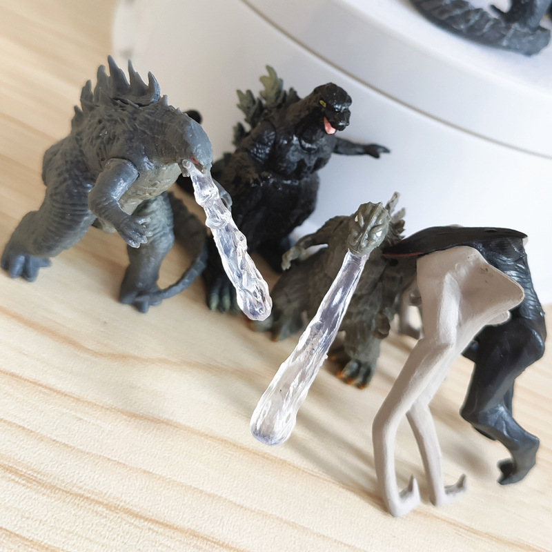 8Pcs/Set Godzilla King Ghidora - Model Kit Godzilla ulasan dan harga
