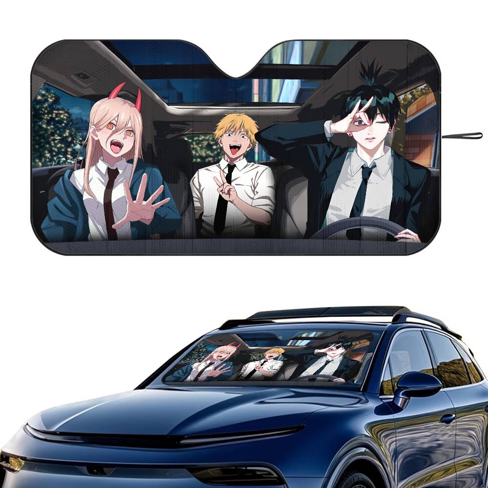 C-Chainsaw Man Anime Car SunSh - Model Kit Chainsaw Man ulasan dan harga