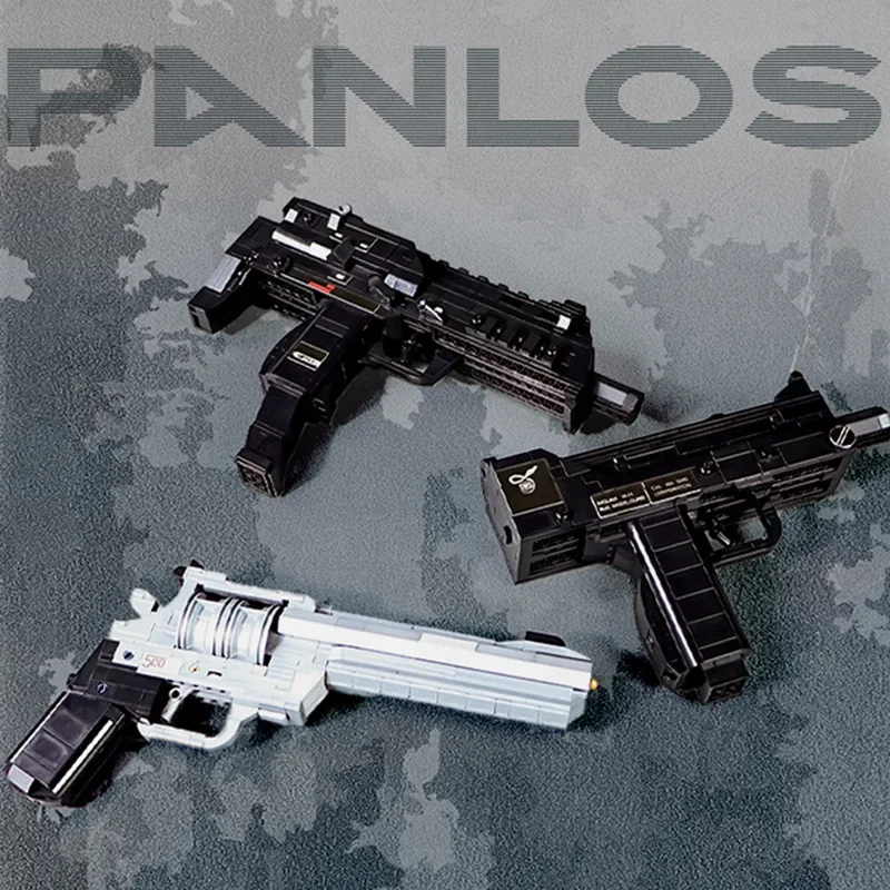 Revolver Pistol Kit Bricks Mil - Model Kit Revolver ulasan dan harga