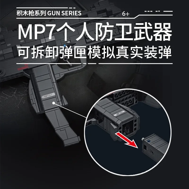 Revolver Pistol Kit Bricks Mil - Model Kit Revolver ulasan dan harga