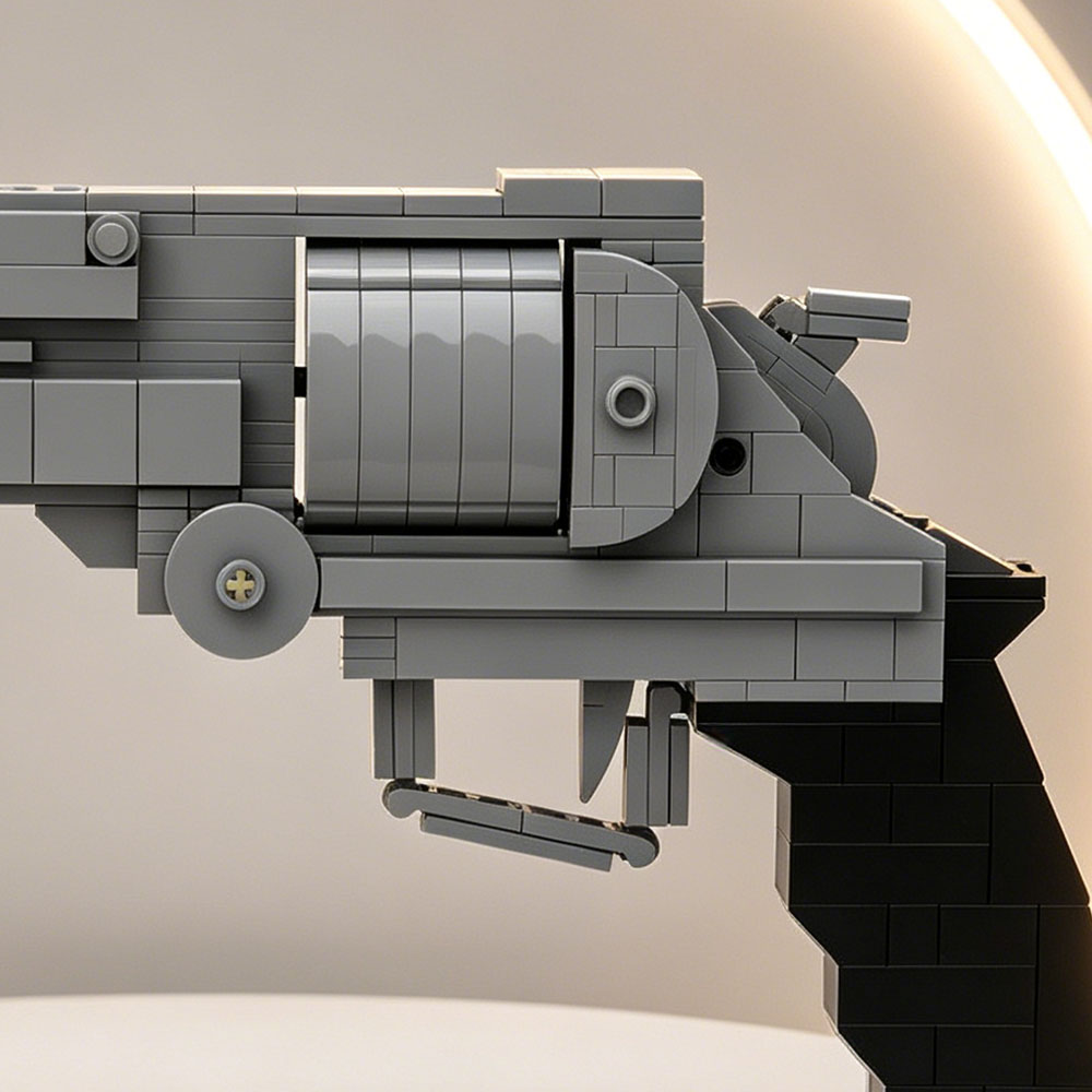 MOC Building Blocks Small Part - Model Kit Revolver ulasan dan harga