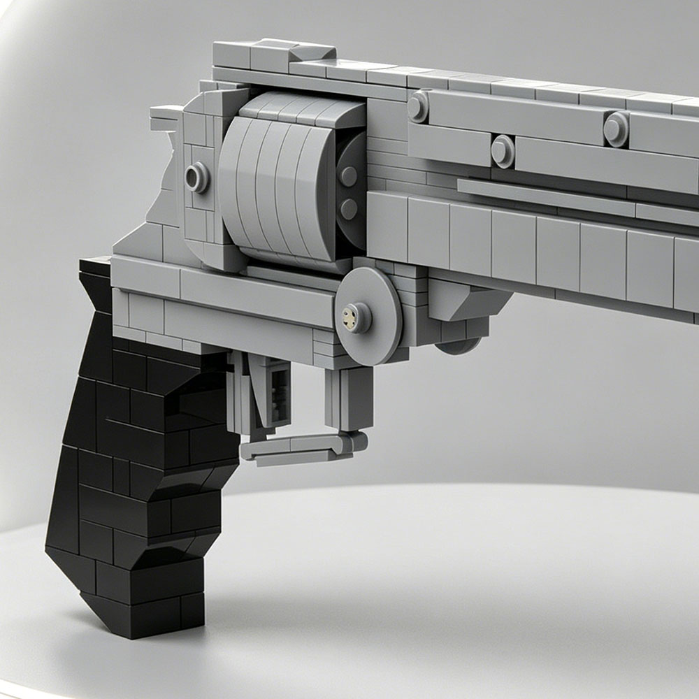 MOC New  Revolver Model Kit Cr - Model Kit Revolver ulasan dan harga