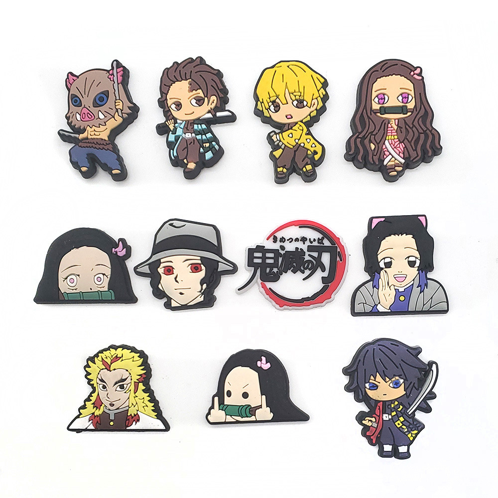11pcs Set Demon Slayer Cartoon - Model Kit Demon Slayer ulasan dan harga