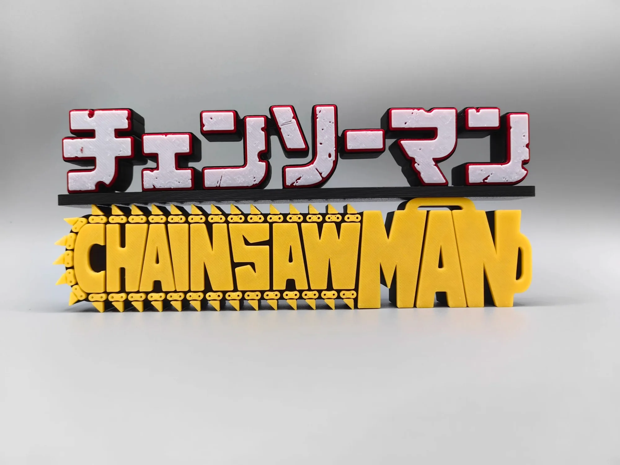 Anime Chainsaw Man 3D Logo Mod - Model Kit Chainsaw Man ulasan dan harga