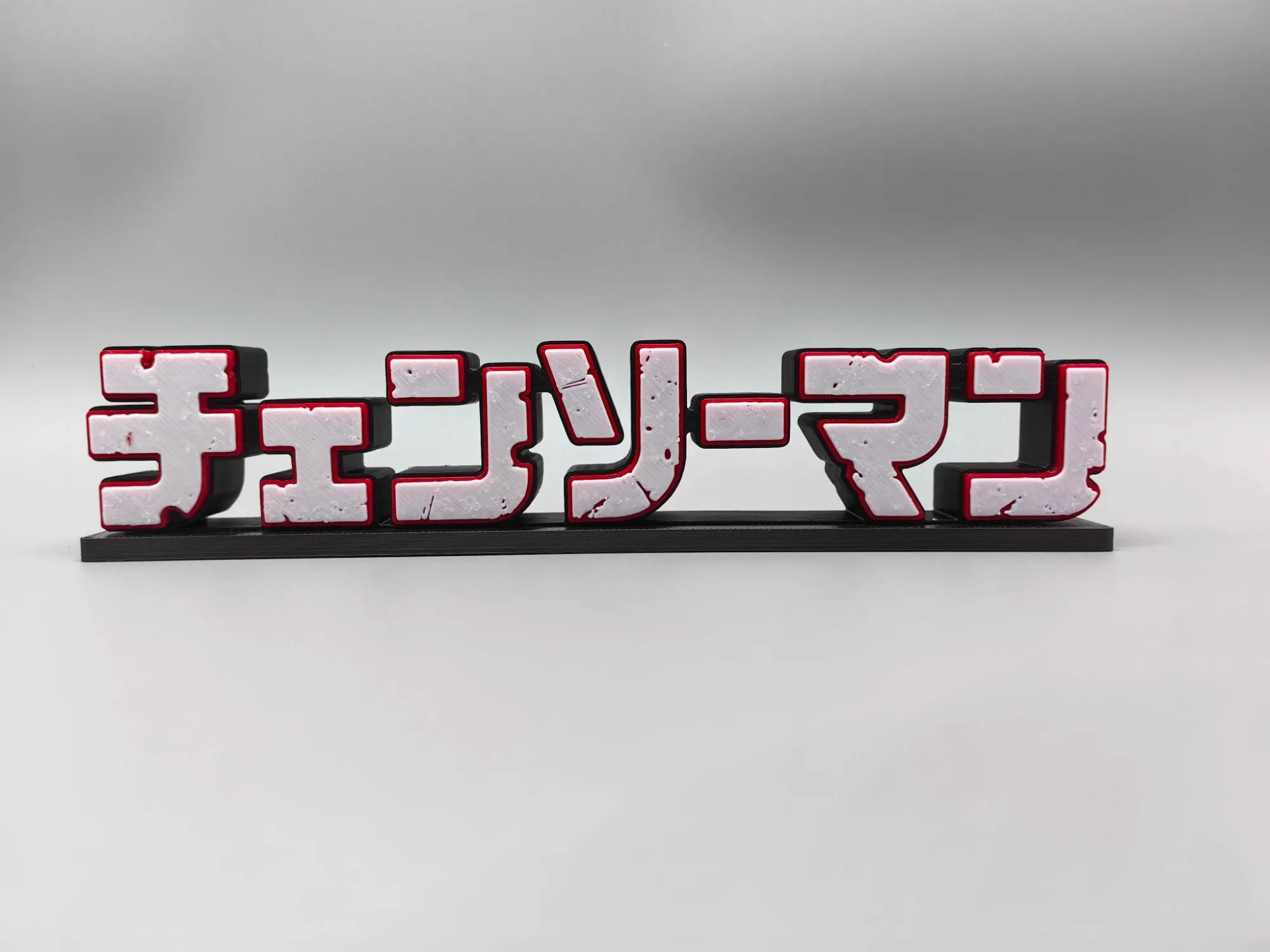 Anime Chainsaw Man 3D Logo Mod - Model Kit Chainsaw Man ulasan dan harga
