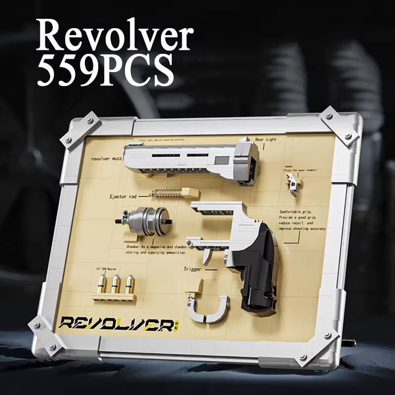 Mechanical Revolver Model Buil - Model Kit Revolver ulasan dan harga