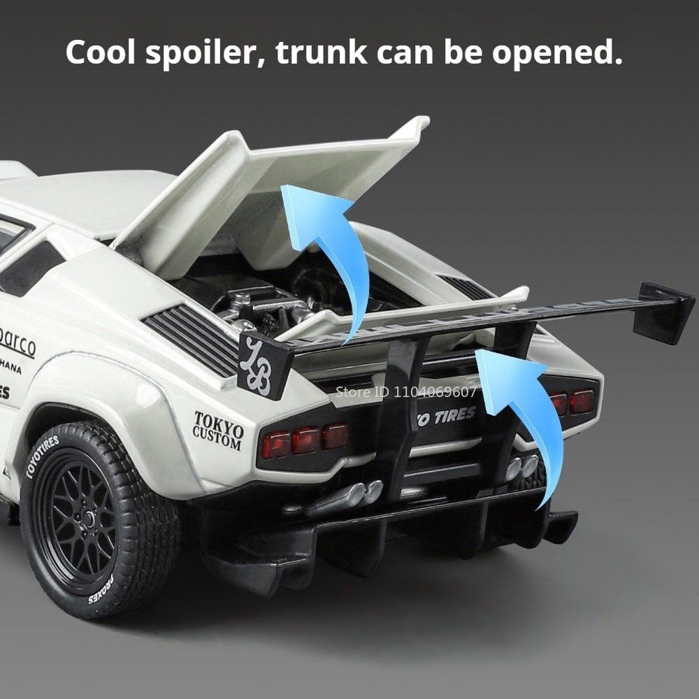 1:32 Model Supercar Countach L - Model Kit Lamborghini ulasan dan harga