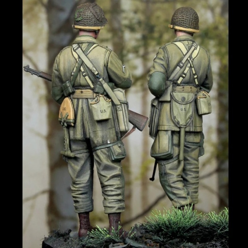 1/35 Scale WW2 US Infantry Mil - Model Kit Ww2 ulasan dan harga
