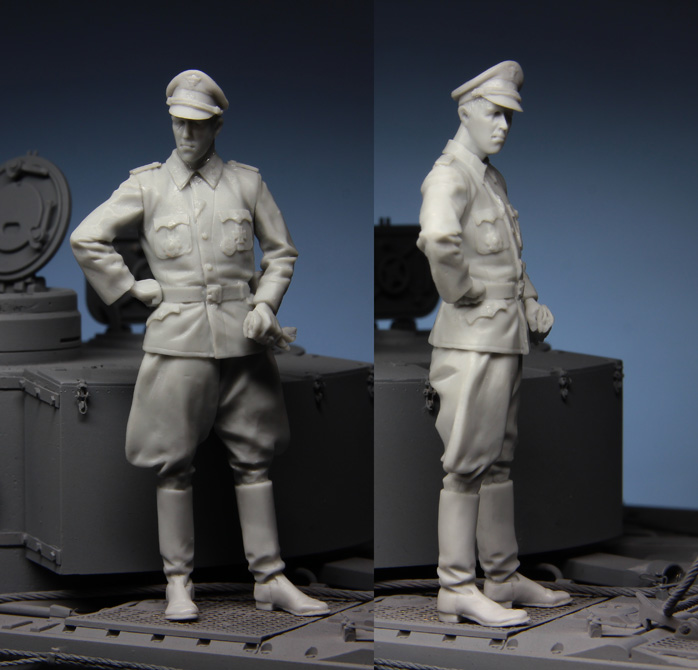 1:35 Resin kit  officer in Kur - Model Kit Ww2 ulasan dan harga