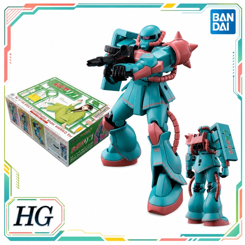 Bandai Original HG 1/144 Riko' - Model Kit Zaku ulasan dan harga