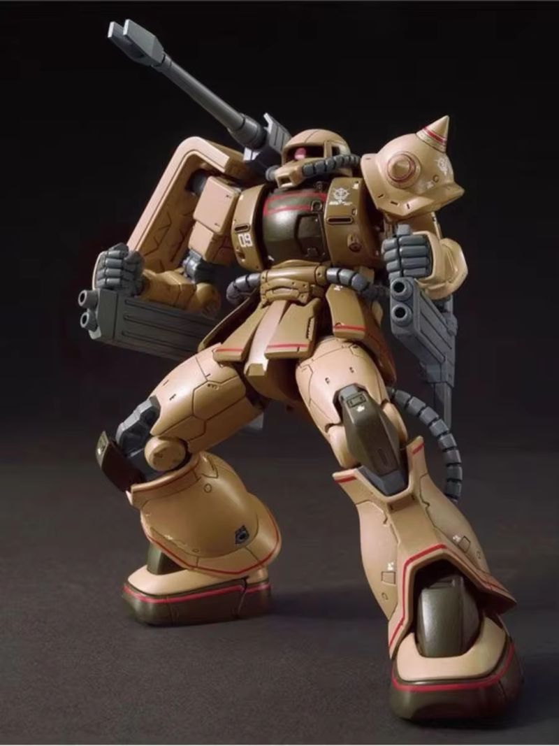 Hg 1/144 Gto Ms-06c-6/R6 Zaku  - Model Kit Zaku ulasan dan harga