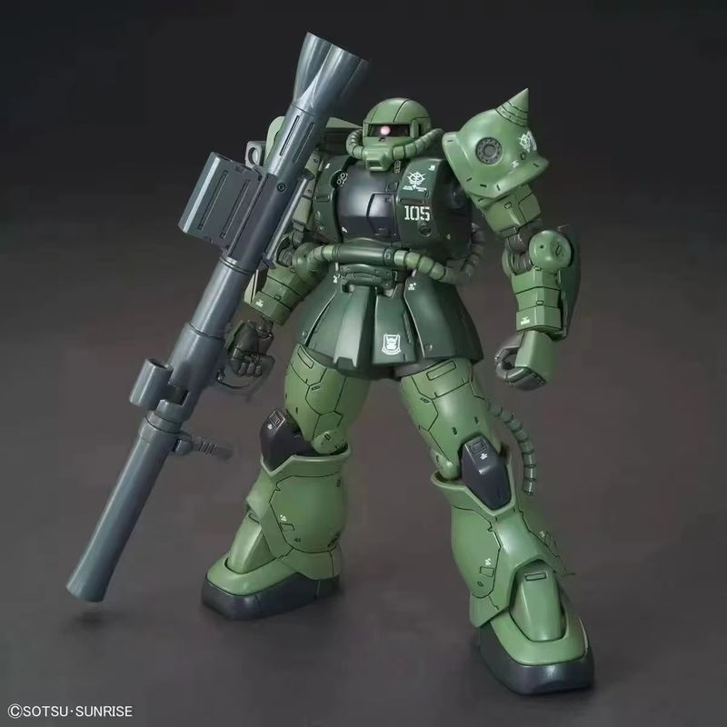 Hg 1/144 Gto Ms-06c-6/R6 Zaku  - Model Kit Zaku ulasan dan harga