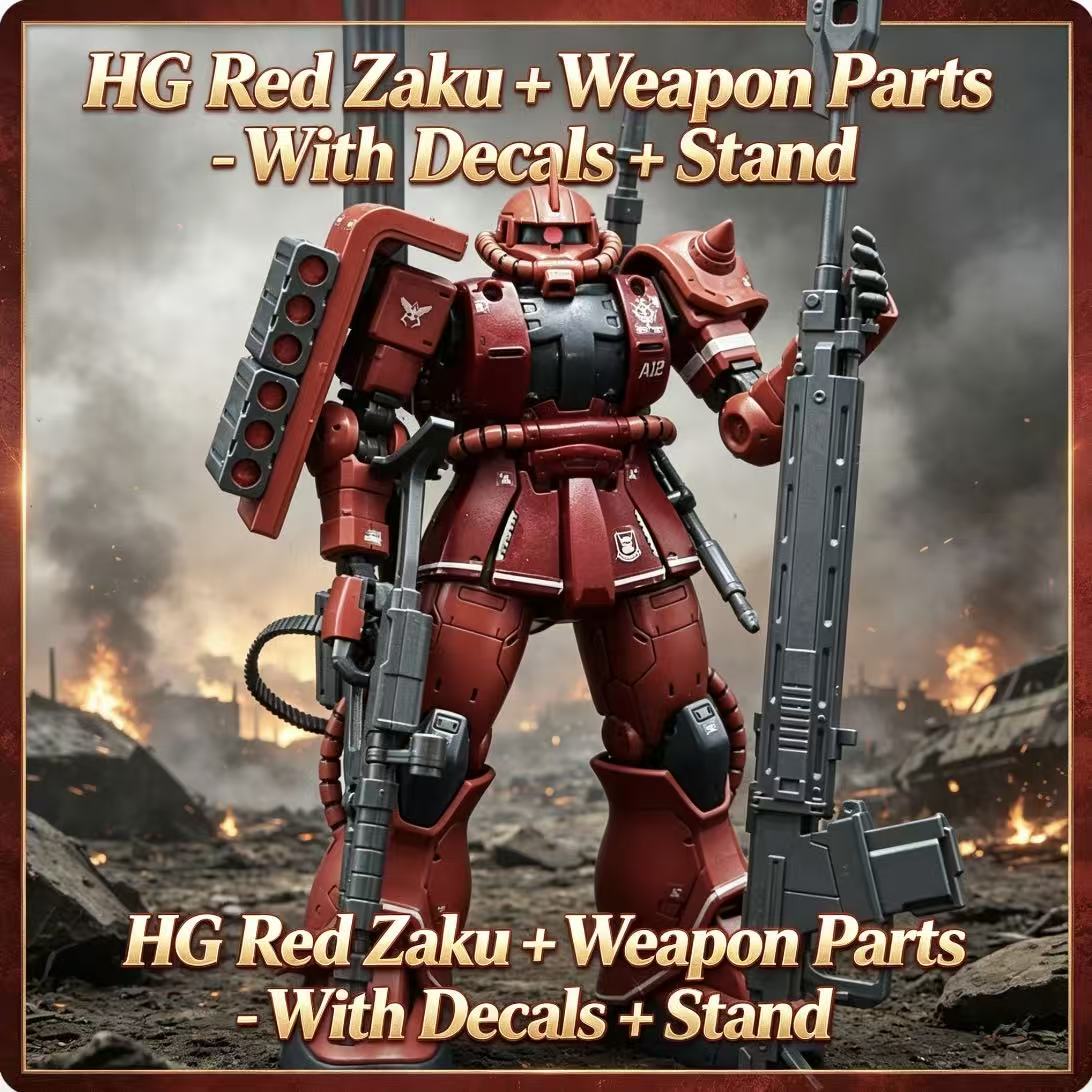 024HG Char's Custom Old Type R - Model Kit Zaku ulasan dan harga