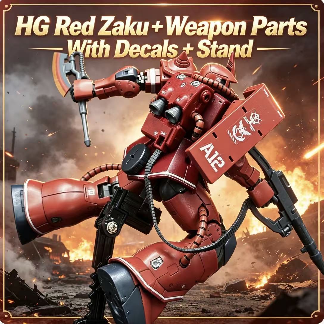 024HG Char's Custom Old Type R - Model Kit Zaku ulasan dan harga