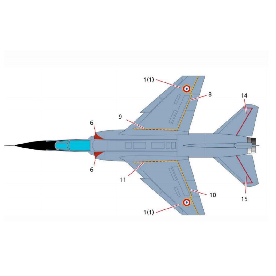 AC12665 ACADEMY 1/144 Dassault - Model Kit Academy ulasan dan harga