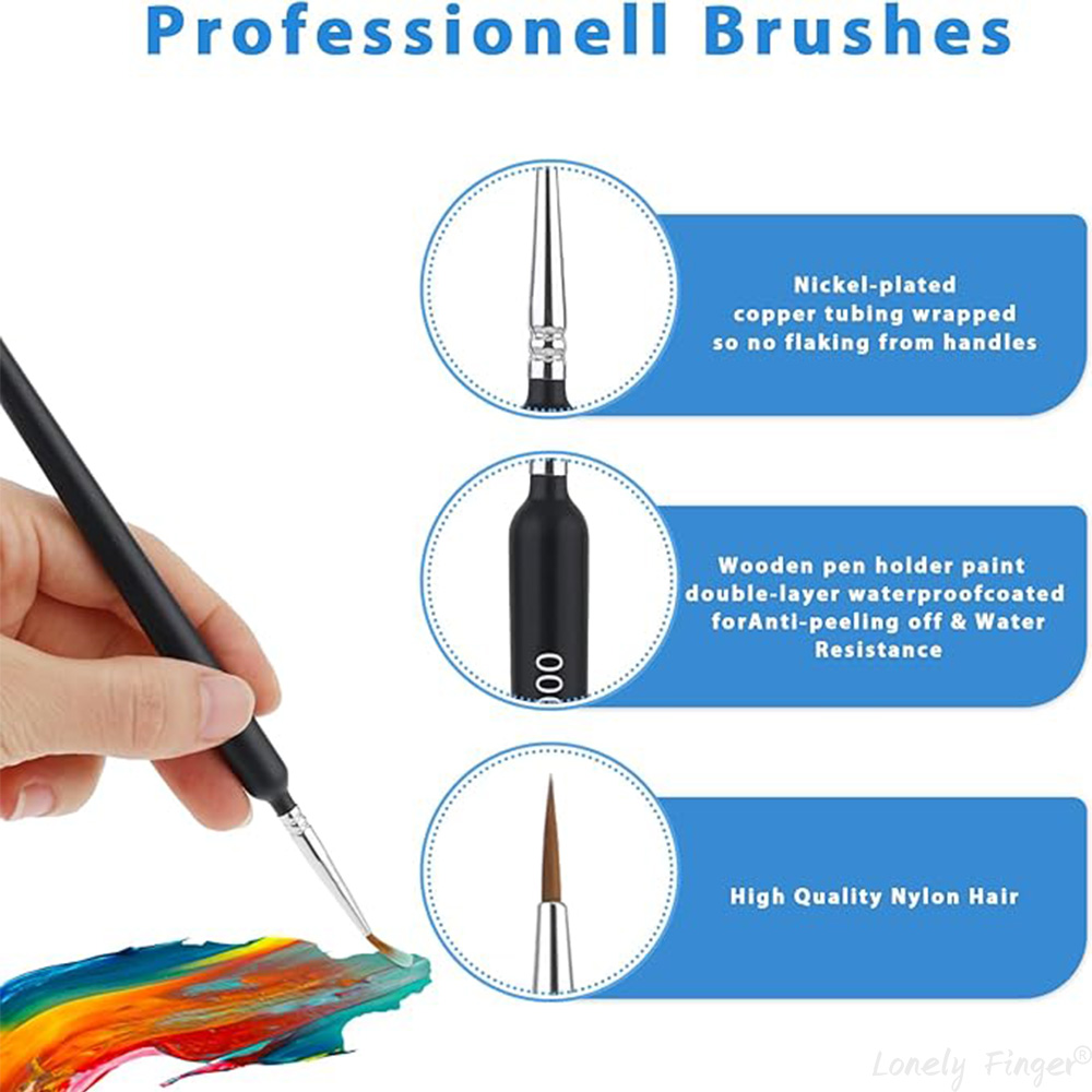 5/11Pcs Paint Brushes Set, Art - Paint Model Kit ulasan dan harga