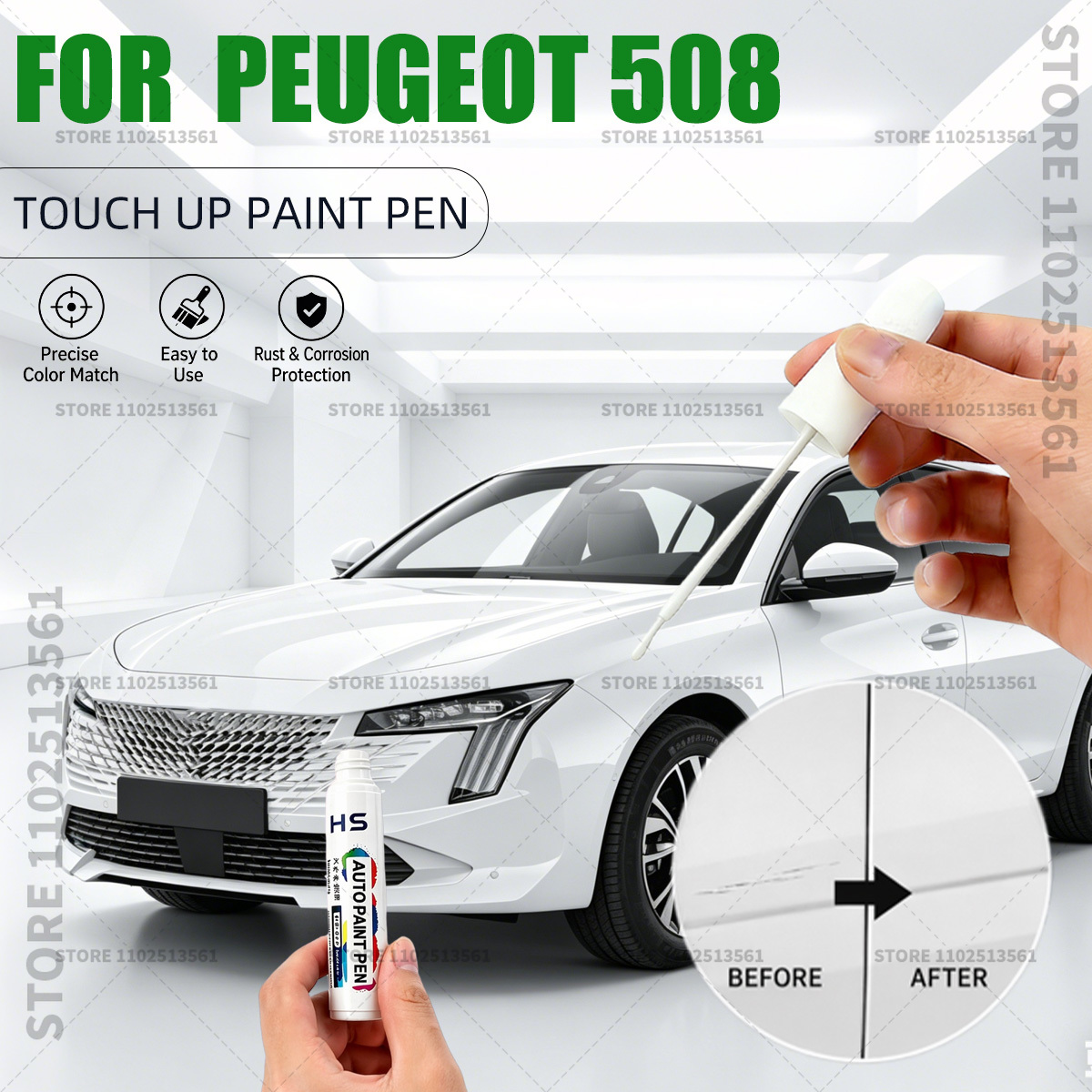 For Peugeot 508 Car Paint Repa - Paint Model Kit ulasan dan harga