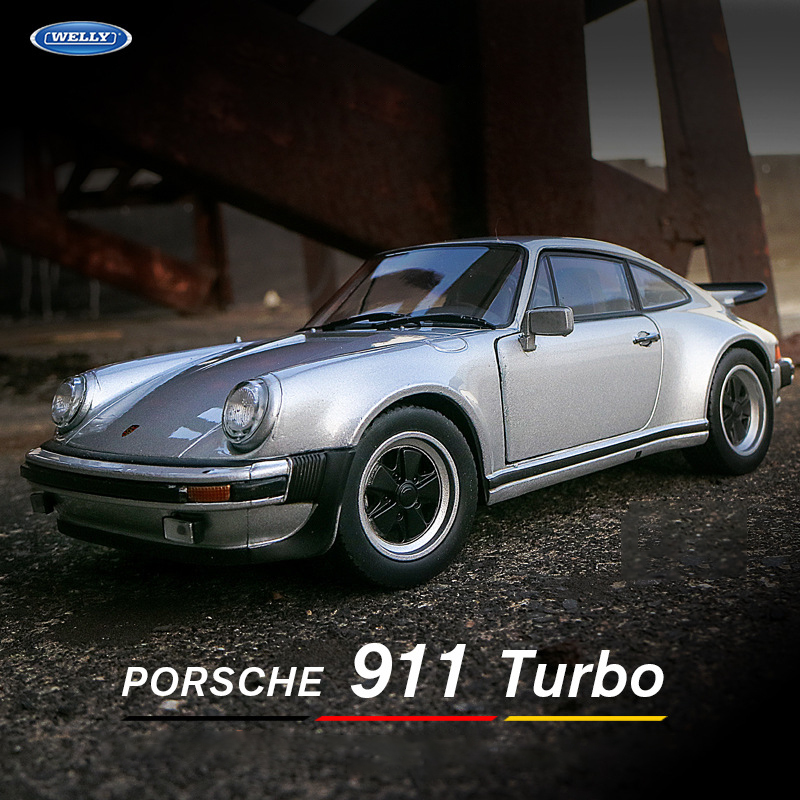 WELLY 1:24 Porsche 911 Turbo 3 - Model Kit Lamborghini ulasan dan harga