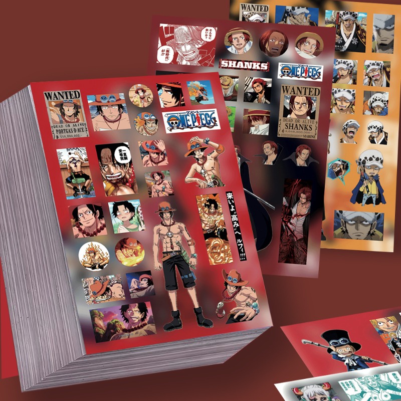 One Piece stickers Shanks cart - Model Kit One Piece ulasan dan harga