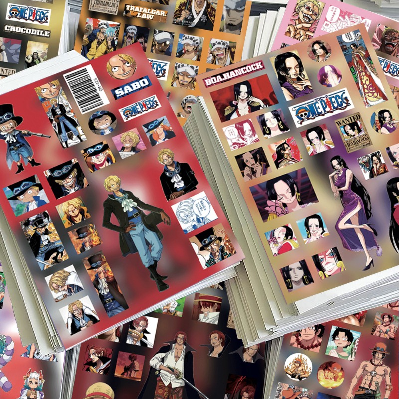 One Piece stickers Shanks cart - Model Kit One Piece ulasan dan harga