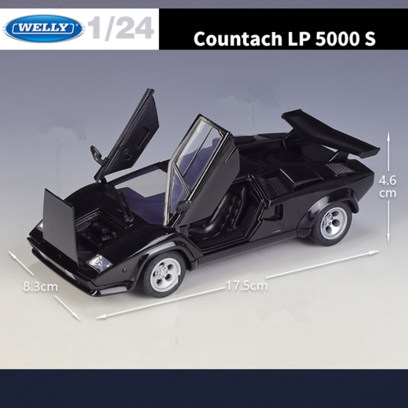 Welly1:24 Lamborghini Countach - Model Kit Lamborghini ulasan dan harga