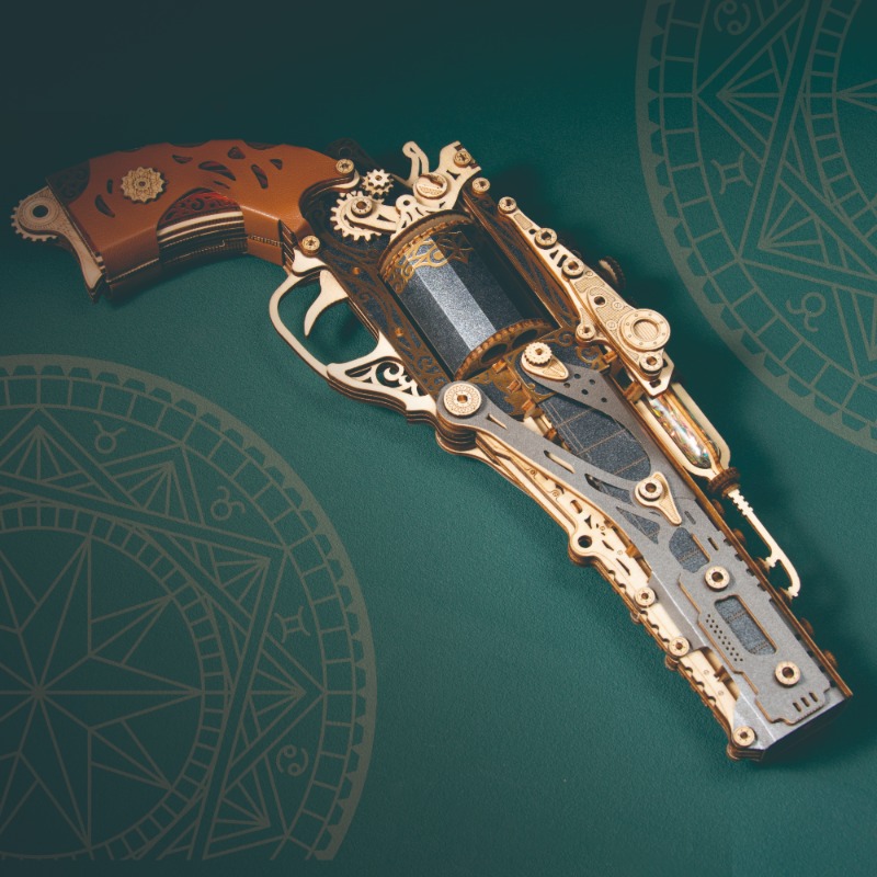 How Cat Steam Revolver Assembl - Model Kit Revolver ulasan dan harga