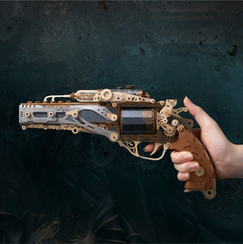How Cat Steam Revolver Assembl - Model Kit Revolver ulasan dan harga