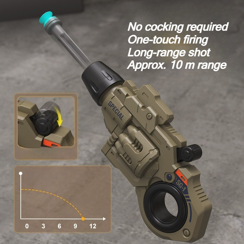 2-Pack EDC Fidget Launcher Rev - Model Kit Revolver ulasan dan harga