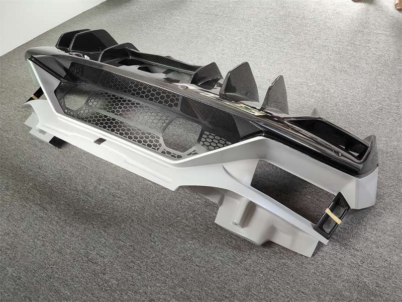 New Half Carbon Fiber Rear Bum - Model Kit Lamborghini ulasan dan harga