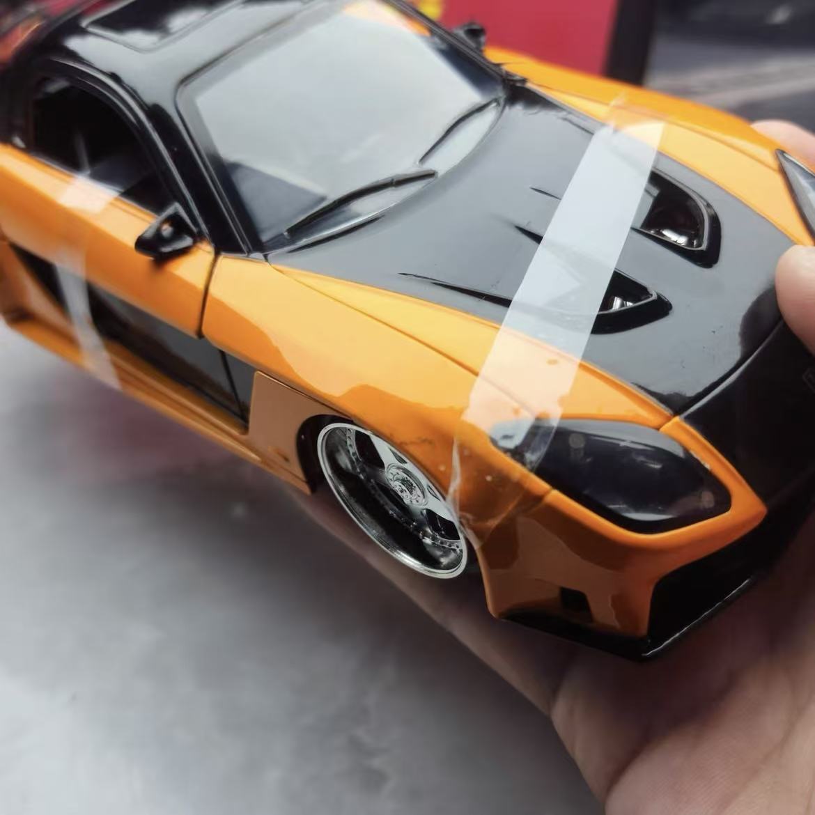 JADA 1:24 Tokyo Drift Han RX7  - Model Kit Lamborghini ulasan dan harga