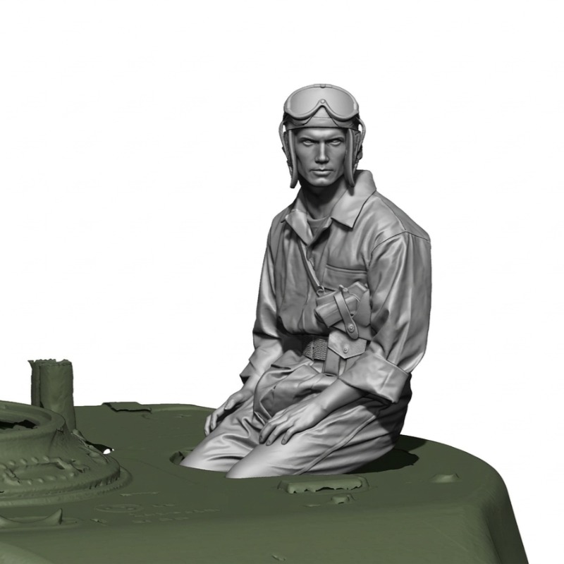 1/16 Scale Die Cast Resin Figu - Model Kit Ww2 ulasan dan harga