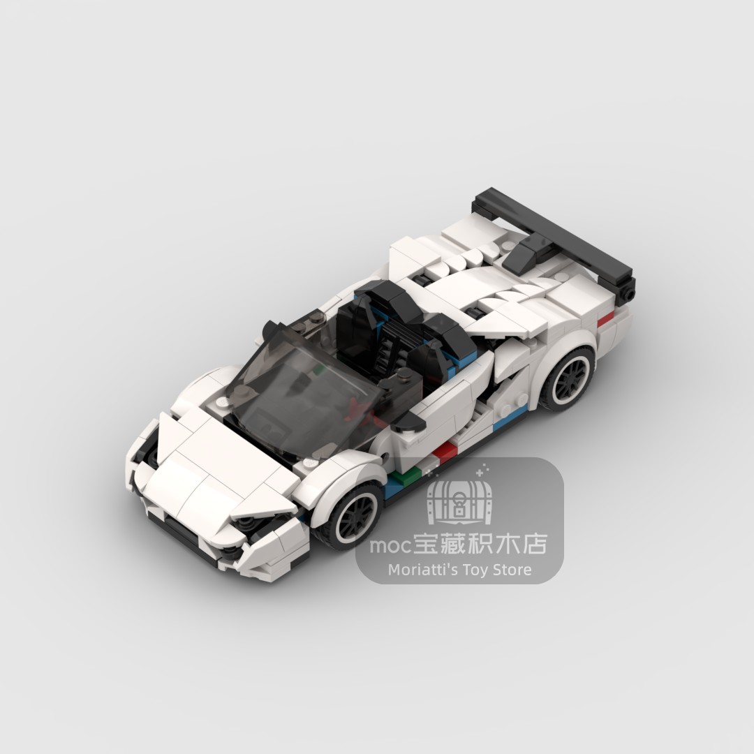 MOC Lambo Aventador SVJ  368pc - Model Kit Lamborghini ulasan dan harga