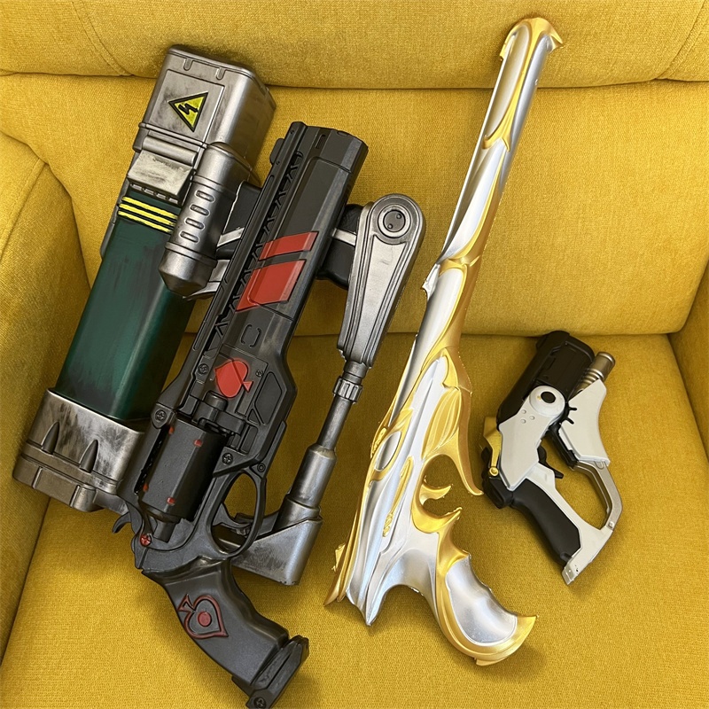 Cosplay Golden Guns Laser Rifl - Model Kit Revolver ulasan dan harga