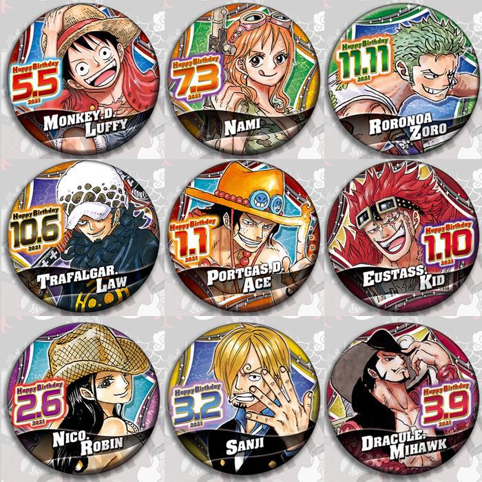 One Piece Anime Badge Pin Set  - Model Kit One Piece ulasan dan harga